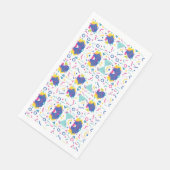 Geometrisches Muster für Retro-Memphis Serviette (Ecke)