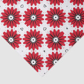 Geometrisches Muster für Rot und Weiß Seidenpapier (Ausschnitt)