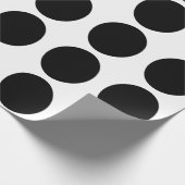 Geometrisches Muster für schwarzen Kreis, benutzer Geschenkpapier (Ecke)