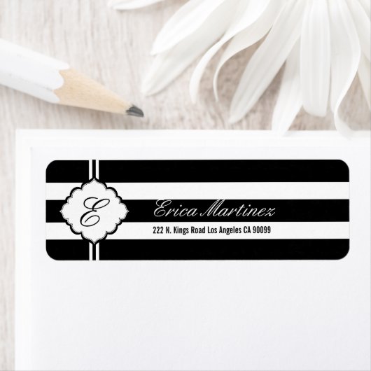 Geometrisches Muster für Schwarzweiß-Streifen (Insitu)