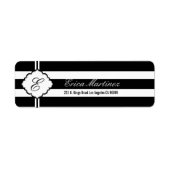 Geometrisches Muster für Schwarzweiß-Streifen (Vorne)