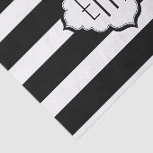 Geometrisches Muster für Schwarzweiß-Streifen Seidenpapier (Ausschnitt)