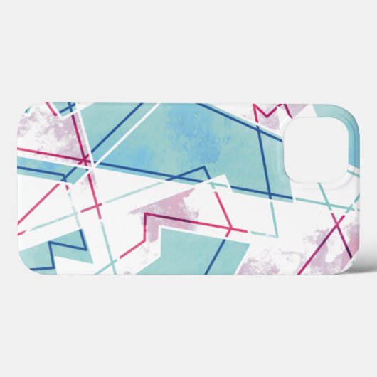 Geometrisches Muster für "Washout" Case-Mate iPhone Hülle (Rückseite (Horizontal))