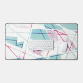Geometrisches Muster für "Washout" Schreibtischunterlage (Tastatur & Maus)