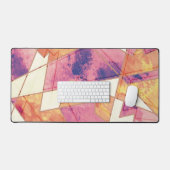 Geometrisches Muster für "Washout" Schreibtischunterlage (Tastatur & Maus)