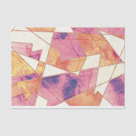 Geometrisches Muster für "Washout" Seidenpapier