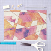 Geometrisches Muster für "Washout" Seidenpapier (Handwerk)