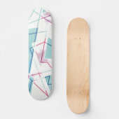 Geometrisches Muster für "Washout" Skateboard (Vorderseite)