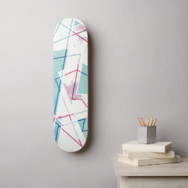 Geometrisches Muster für "Washout" Skateboard