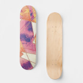 Geometrisches Muster für "Washout" Skateboard (Vorderseite)