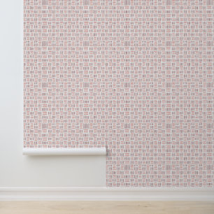 Geometrisches Muster für Wasserfarben, handgemalt Tapete