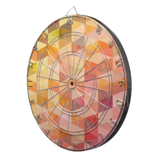 Geometrisches Muster für weiches Dreieck Dartscheibe (Vorderseite rechts)