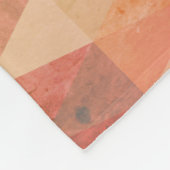 Geometrisches Muster für weiches Dreieck Fleecedecke (Ecke)