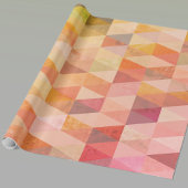 Geometrisches Muster für weiches Dreieck Geschenkpapier