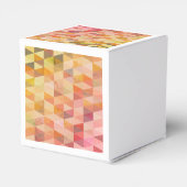 Geometrisches Muster für weiches Dreieck Geschenkschachtel (Rückseite)