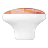 Geometrisches Muster für weiches Dreieck Keramikknauf (Seitenansicht)