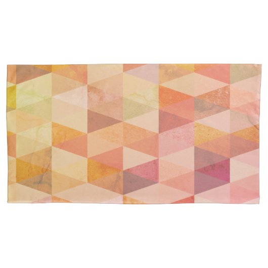 Geometrisches Muster für weiches Dreieck Kissenbezug (Vorderseite-Links)