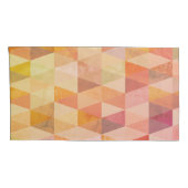 Geometrisches Muster für weiches Dreieck Kissenbezug (Rückseite-Rechts)