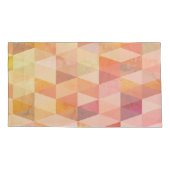 Geometrisches Muster für weiches Dreieck Kissenbezug (Rückseite-Links)