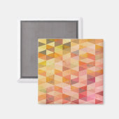 Geometrisches Muster für weiches Dreieck Magnet (Vorderseite/Rückseite)