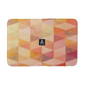Geometrisches Muster für weiches Dreieck | MIT MON Badematte (Vorderseite)