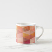 Geometrisches Muster für weiches Dreieck | MIT MON Espressotasse (Rechts)