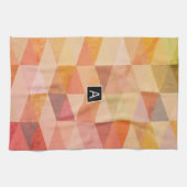 Geometrisches Muster für weiches Dreieck | MIT MON Küchentuch (Horizontal)