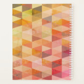 Geometrisches Muster für weiches Dreieck Planer (Rückseite)