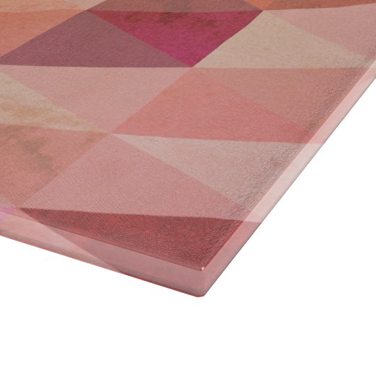 Geometrisches Muster für weiches Dreieck Schneidebrett (Ecke)