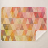 Geometrisches Muster für weiches Dreieck Sherpadecke (Vorderseite (Horizontal))