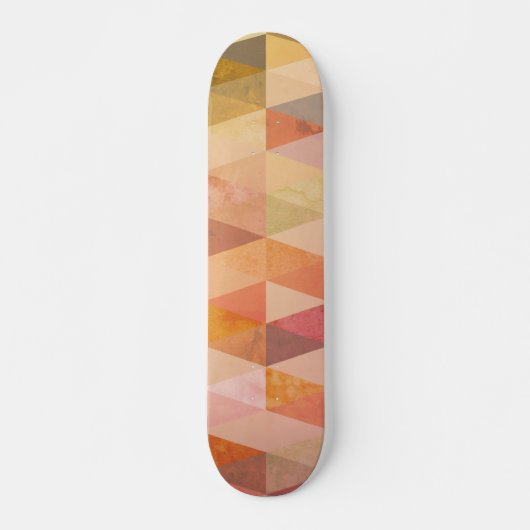 Geometrisches Muster für weiches Dreieck Skateboard (Vorne)
