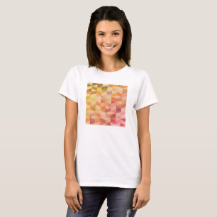 Geometrisches Muster für weiches Dreieck T-Shirt