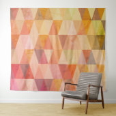 Geometrisches Muster für weiches Dreieck Wandteppich (Beispiel (Horizontal))