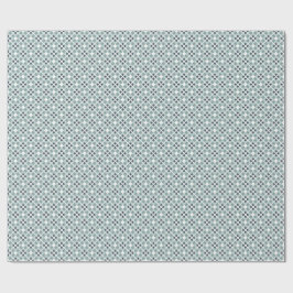 Geometrisches Muster für weiches Grün und Schiefer Geschenkpapier