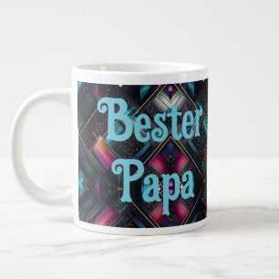 Geometrisches Muster Galaxy Jumbo-Tasse