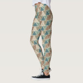 Geometrisches Muster Geo-Schritt-| im Freien Leggings (Links)