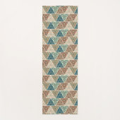 Geometrisches Muster Geo-Schritt-| im Freien Yogamatte (Vorderseite)