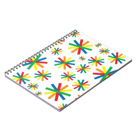 Geometrisches Muster geometrischer Art Notizblock (Linke Seite)