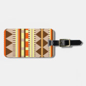 Geometrisches Muster Gepäckanhänger (Vorderseite horizontal)