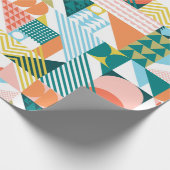 Geometrisches Muster Geschenkpapier (Ecke)