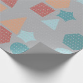 Geometrisches Muster Geschenkpapier (Ecke)