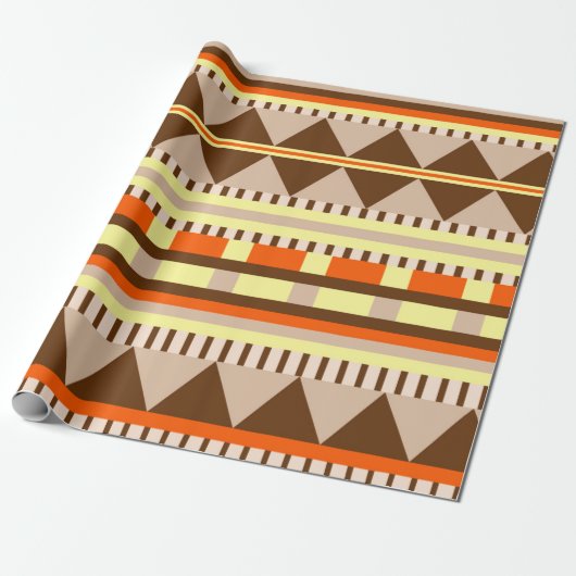 Geometrisches Muster Geschenkpapier (Ungerollt)