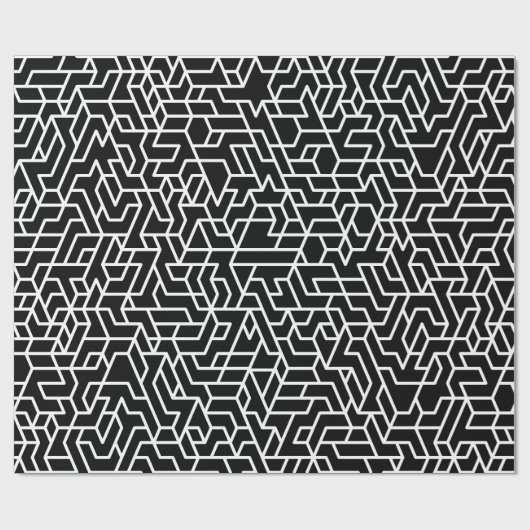 Geometrisches Muster Geschenkpapier (Flach)