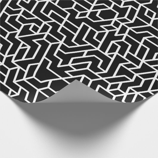 Geometrisches Muster Geschenkpapier (Ecke)