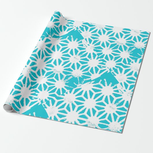 geometrisches Muster Geschenkpapier (Ungerollt)