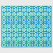 Geometrisches Muster Geschenkpapier (Flach)
