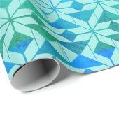 Geometrisches Muster Geschenkpapier (Rolleneckpunkt)