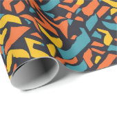 Geometrisches Muster Geschenkpapier (Rolleneckpunkt)