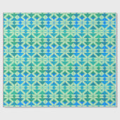 Geometrisches Muster Geschenkpapier (Flach)
