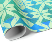 Geometrisches Muster Geschenkpapier (Rolleneckpunkt)